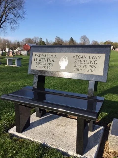 bench Custom Monuments in Canandaigua, NY | Finger Lakes Monument Co. Inc.